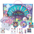 Encanto art set box with stickers, tattoos, crayons, markers, and watercolor palette