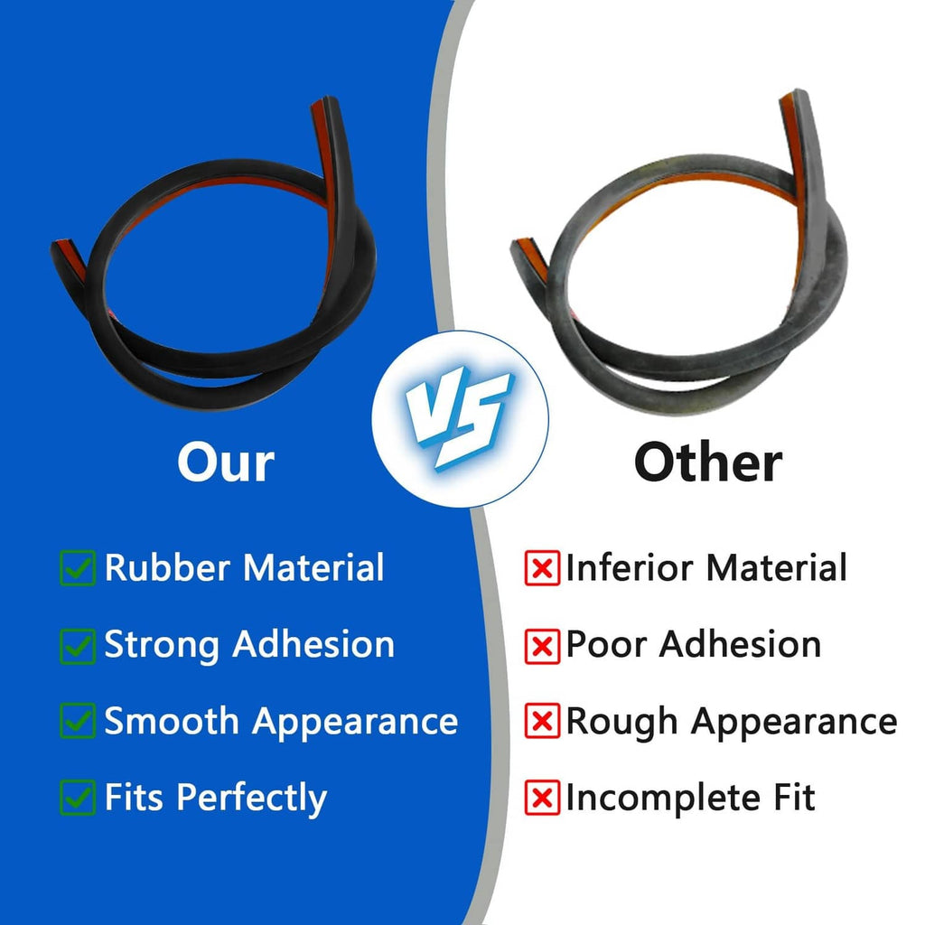 Two black and gray wire cover loops for universal cable hiding
