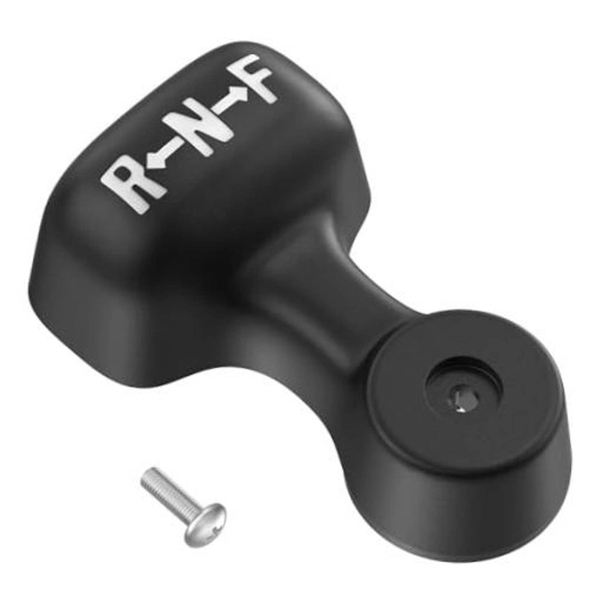 Black R-N-F forward/reverse golf cart shifter handle with mounting screw