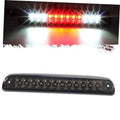 LED third brake light bar, chrome housing, smoke lens, illuminated red LED array