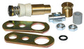 Hydrant parts kit with brass stem, white bushing, steel nuts, O-ring, and gaskets