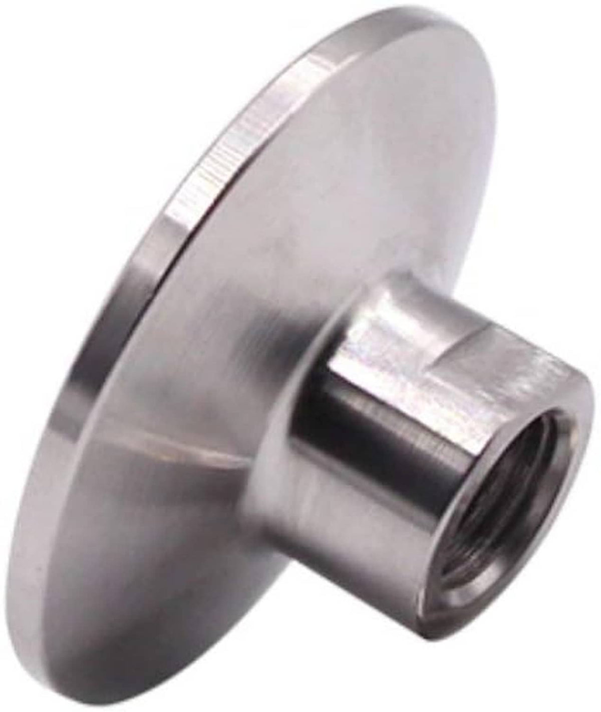 Stainless tri clover flange adapter with female NPT thread opening