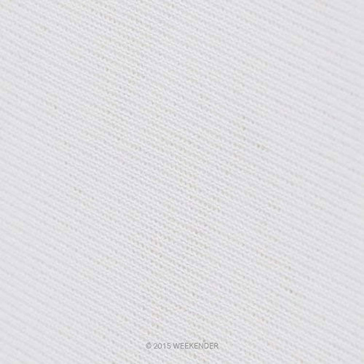 White jersey mattress protector fabric close-up with textured weave