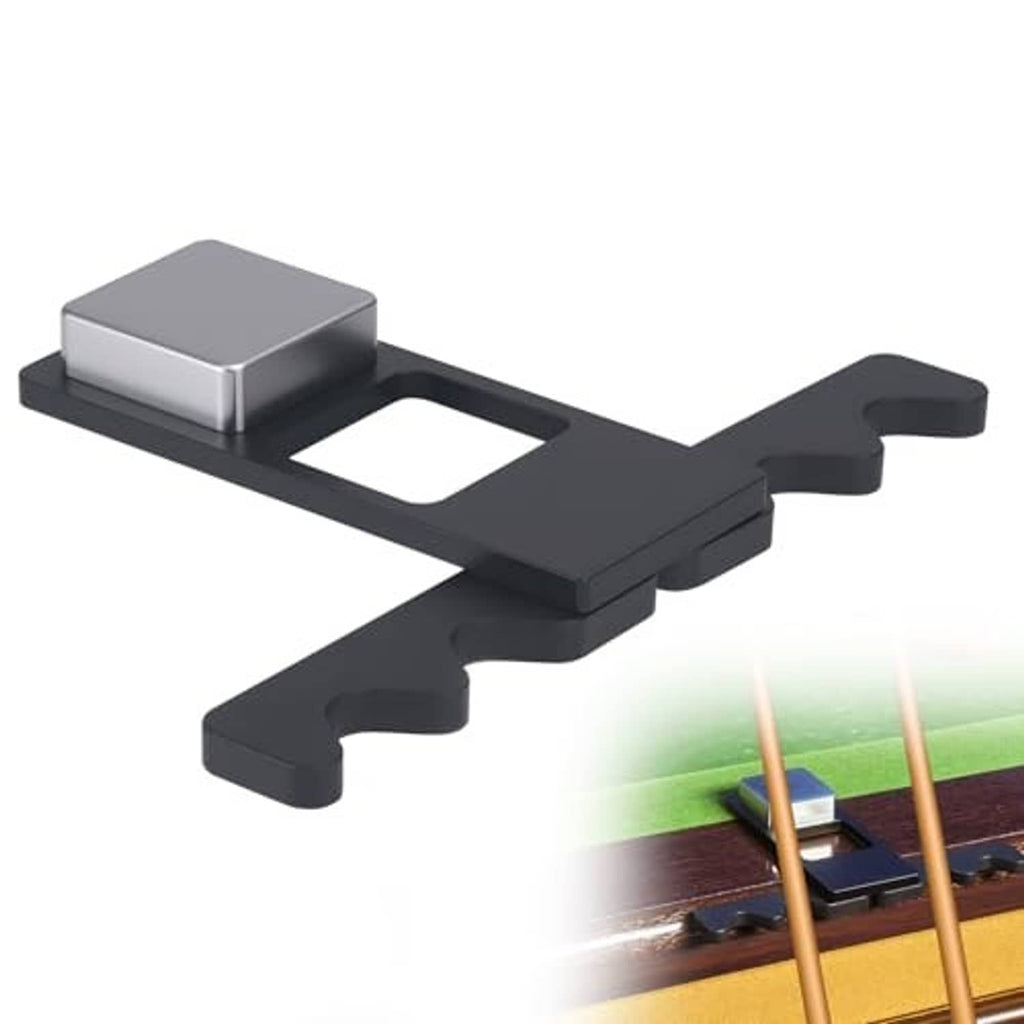 Black claw-style pool cue holder with silver weighted base, holding four cues