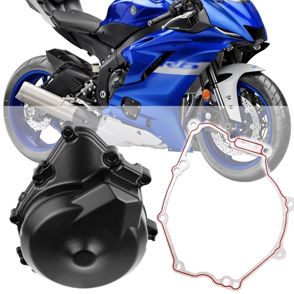 Aluminum engine stator cover with gasket for Yamaha sportbike engine cases