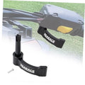 Black thumb throttle lever control for ATV, mounting bracket with yellow pad