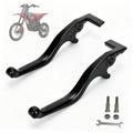 Black aluminum e-bike brake levers, with mounting hardware and screws included