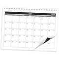 July 2026 wall calendar page, spiral-bound monthly grid with black header