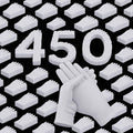 White cotton gloves bulk pack, L size, full-hand coverage