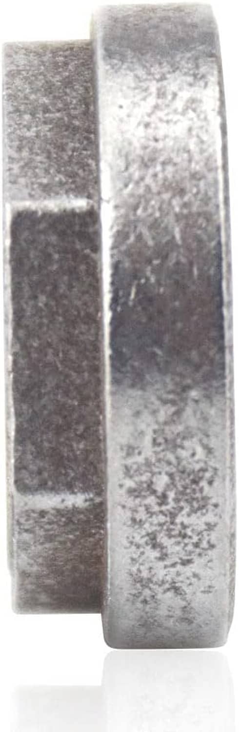 Steering shaft bushing, dark gray side view with centered bore