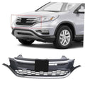Front grille and bumper trim kit with black mesh and silver surround