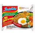 Instant noodles pack with Mi goreng fried noodle image and seasoning contents shown