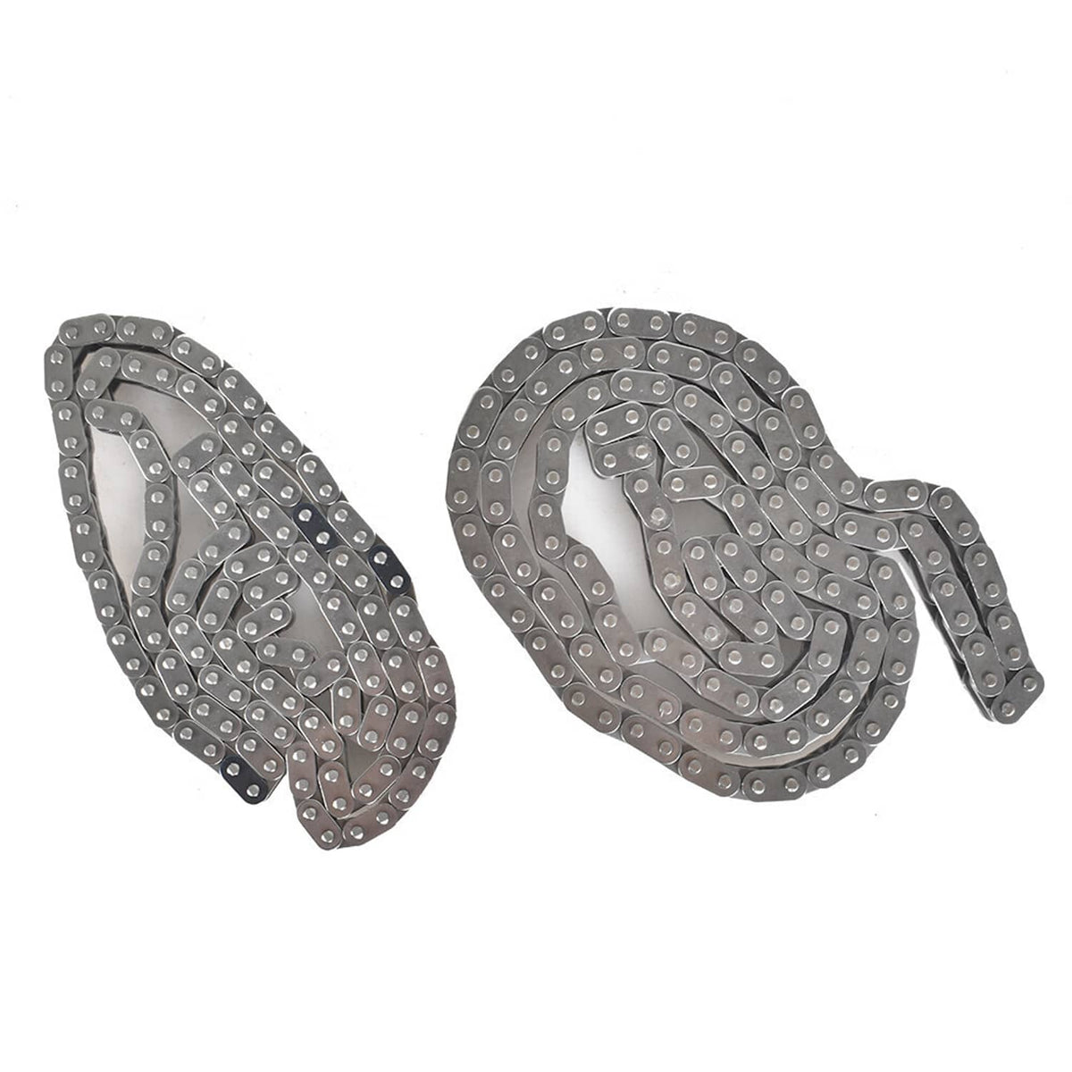 Timing chain kit roller chains with link plates and pin details