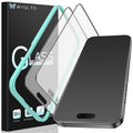 WYQLTD matte screen protectors (2-pack) for iPhone 16 Pro Max with phone-facing cover