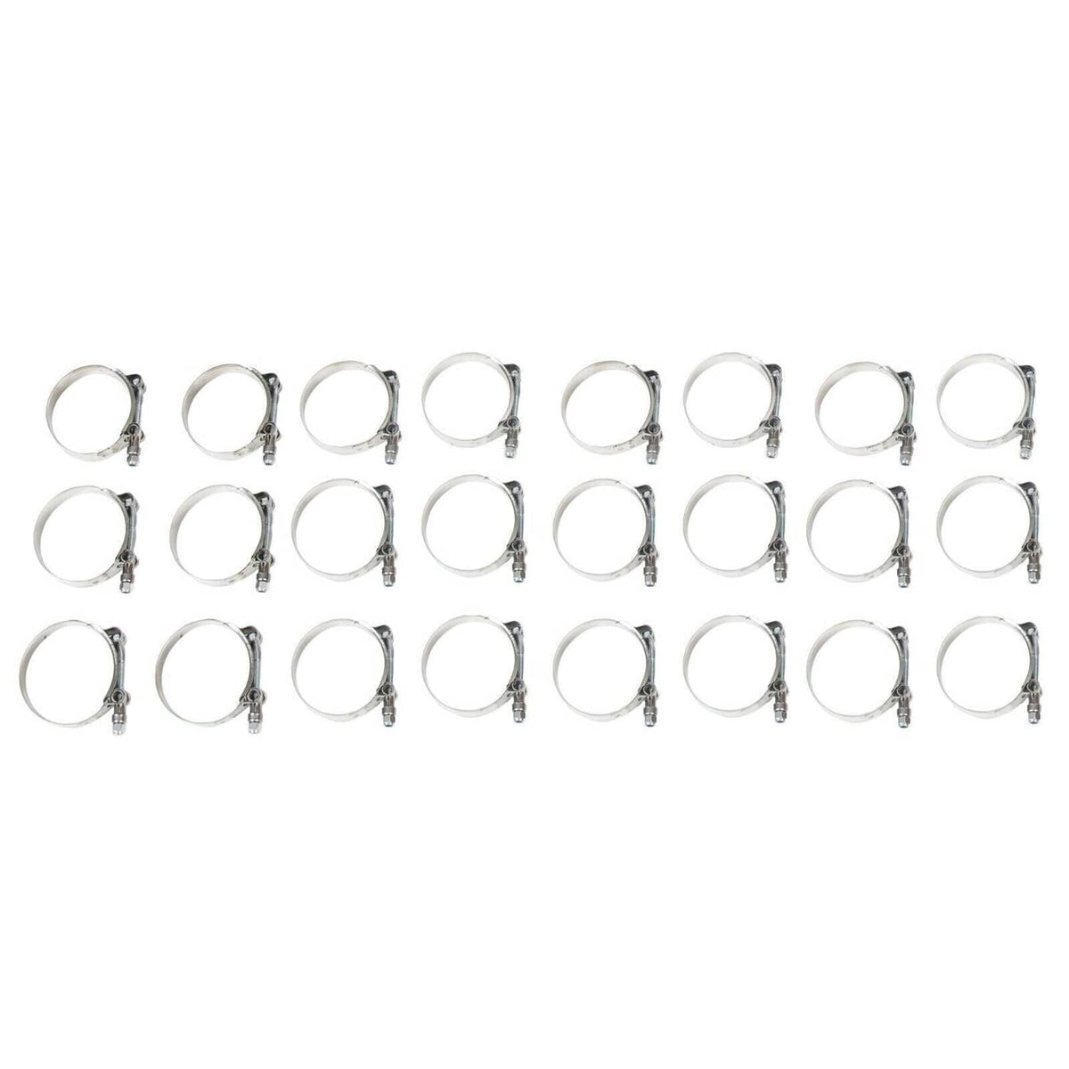 Stainless steel hose clamps, multiple adjustable circular clamps