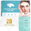 Forehead wrinkle patches kit with 28 patches and YHOVID teal package