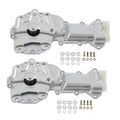 Door power window lift motor assembly with metal housing, 12-tooth gear, connector plug