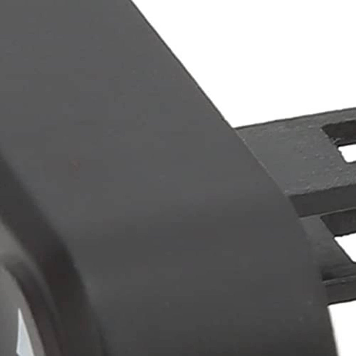 Black ABS front seat switch button cover edge with recessed arrow control