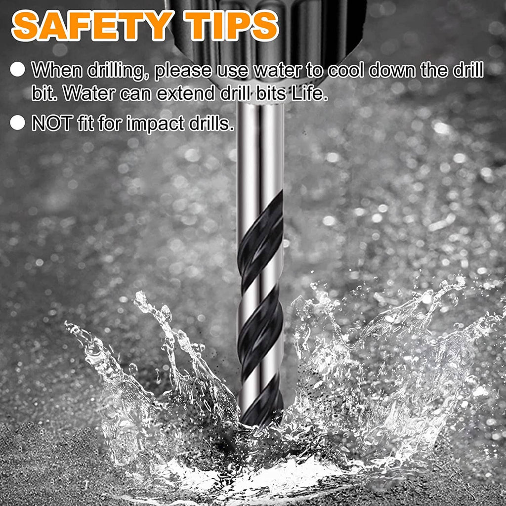 Masonry drill bit cutting with water-cooling splash
