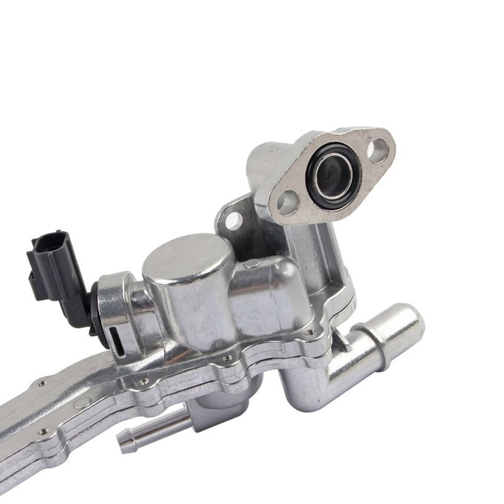 Aluminum coolant pipe assembly with sensor-style port and metal mounting bracket