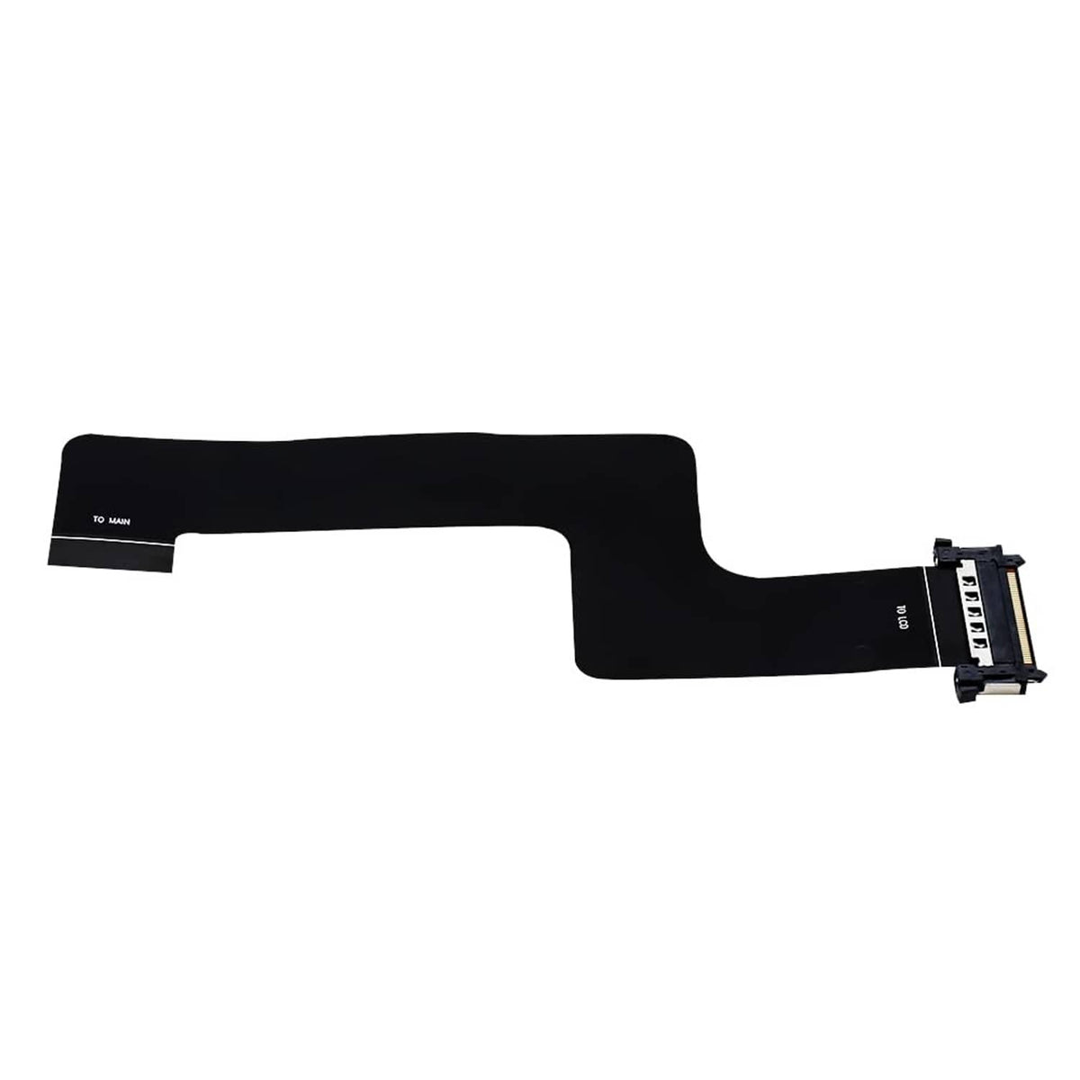 Black display ribbon cable for 3D printer, 40-pin FPC connector on flex tail