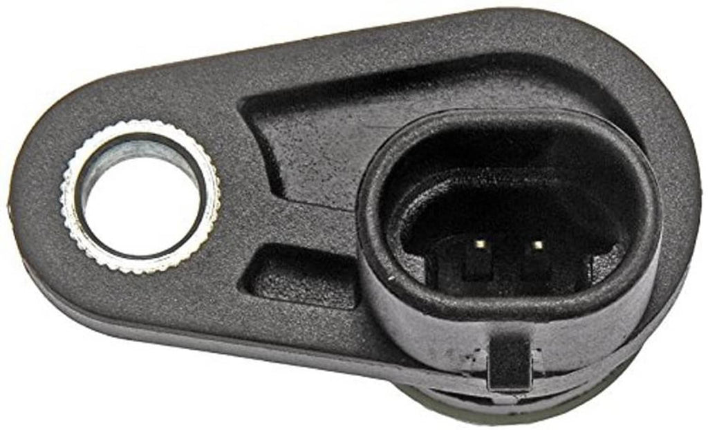 Crankshaft position sensor connector end with 2-pin plug and mounting hole
