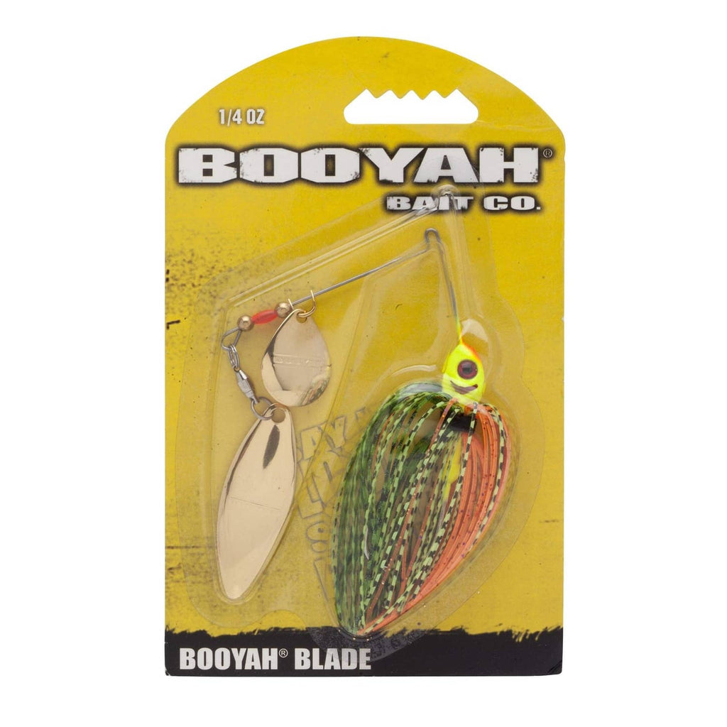 BOOYAH Blade spinnerbait lure blister pack, 1/4 oz, perch pattern with tandem blades