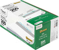 Security envelopes box, green and white packaging, 200 count, size 10