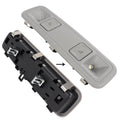 Gray rear dome light lamp with button switches and mounting clips