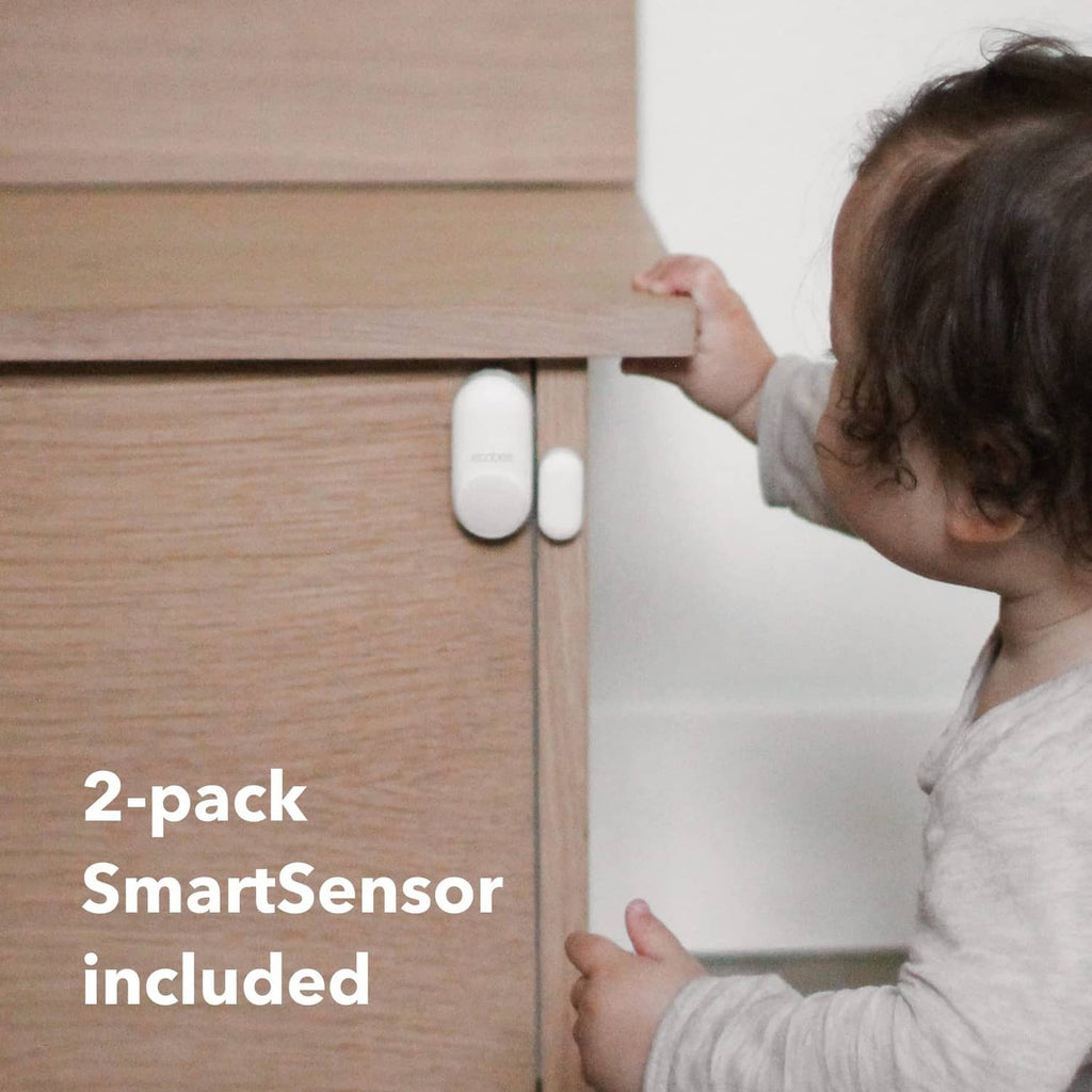 White SmartSensor door/window sensor, 2-pack with slim design