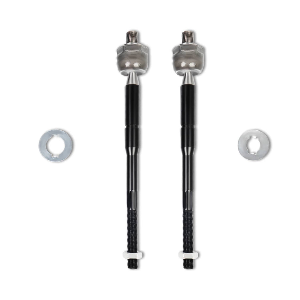 Pair of front suspension links with threaded ends and mounting hardware