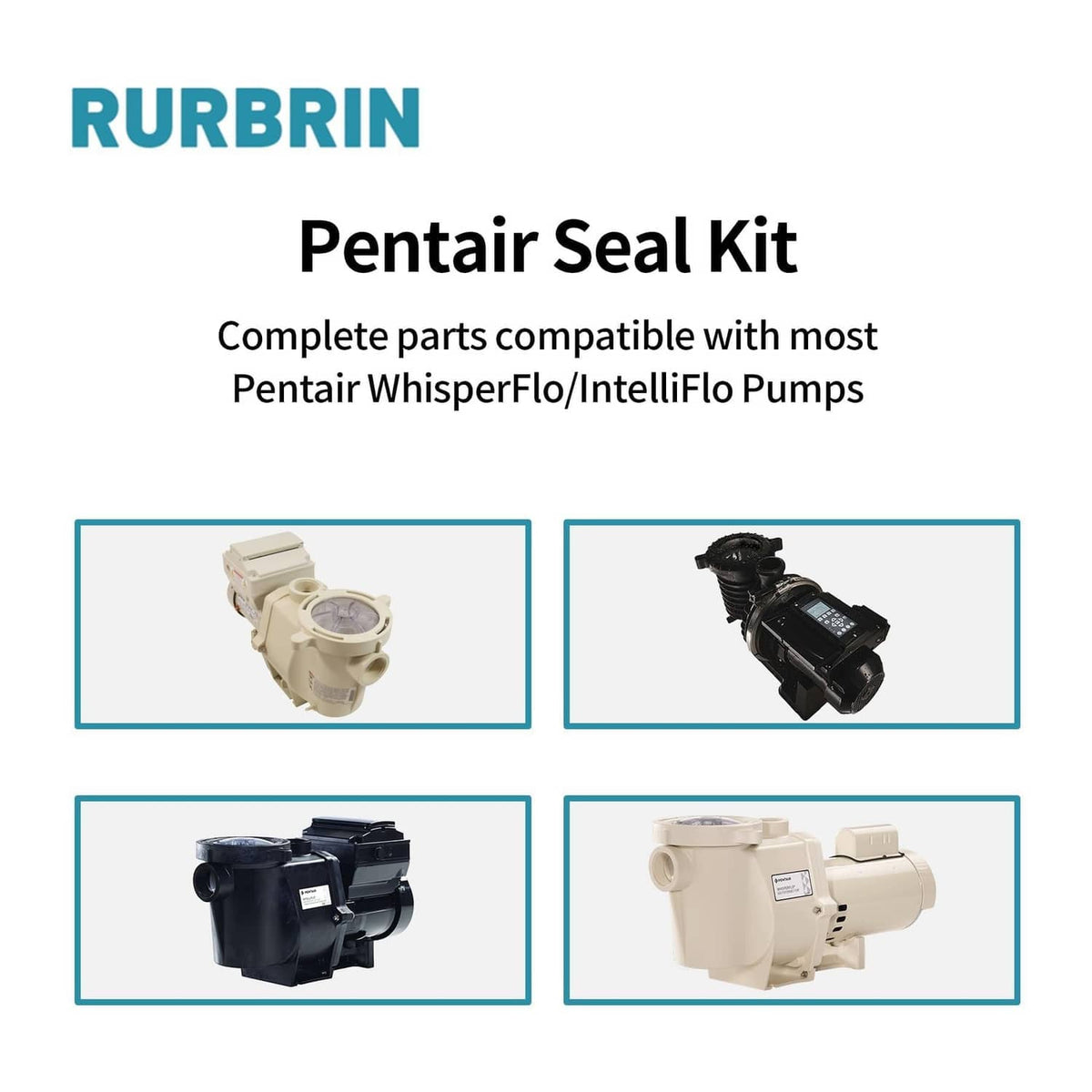 Seal kit packaging card with pump component photos and small O-ring rings