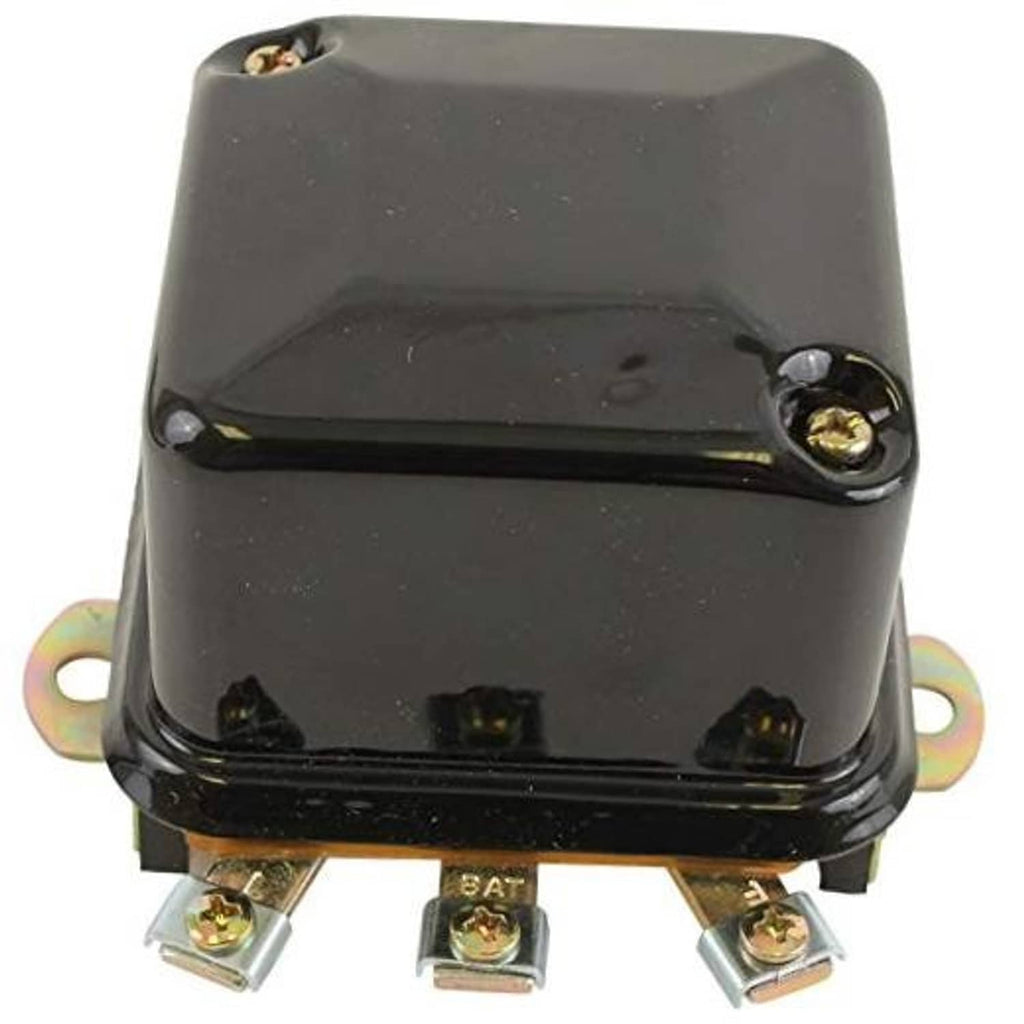 7.0V voltage regulator with black plastic housing and four mounting terminals