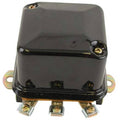 7.0V voltage regulator with black plastic housing and four mounting terminals