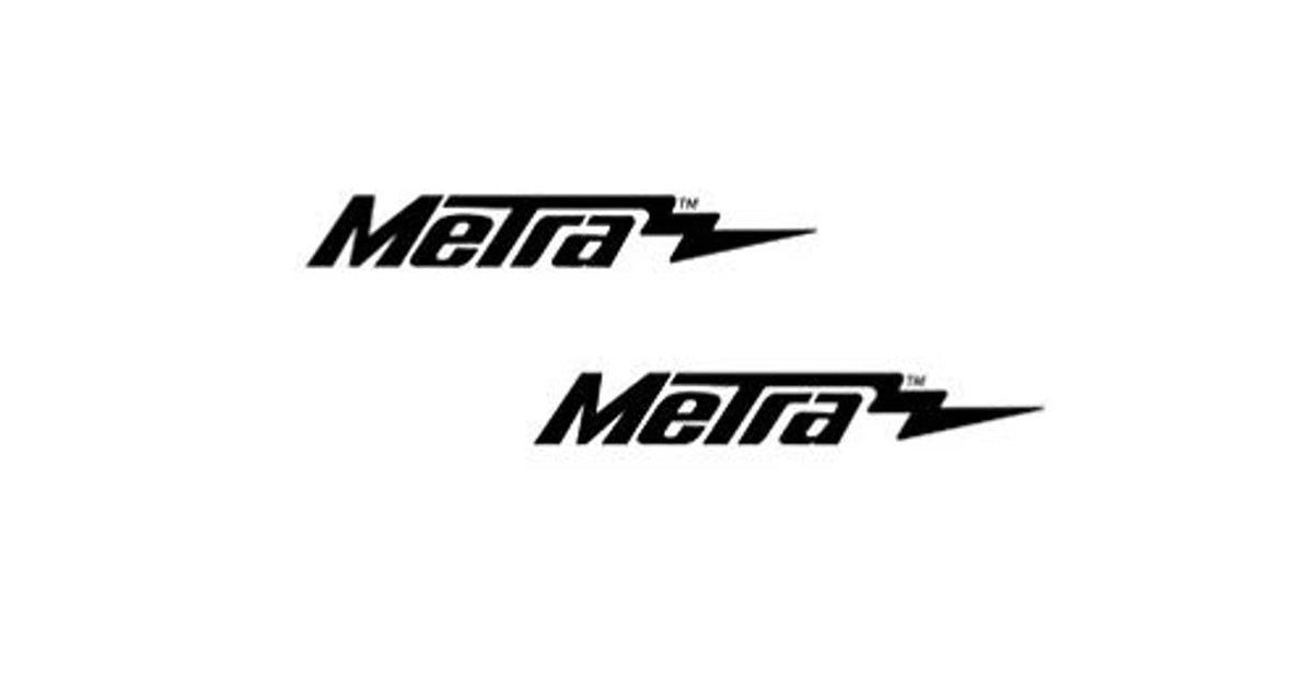 Metra logo text on a white background