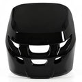 ABS outboard cowling airdam cap in black, with central rectangular vent openings