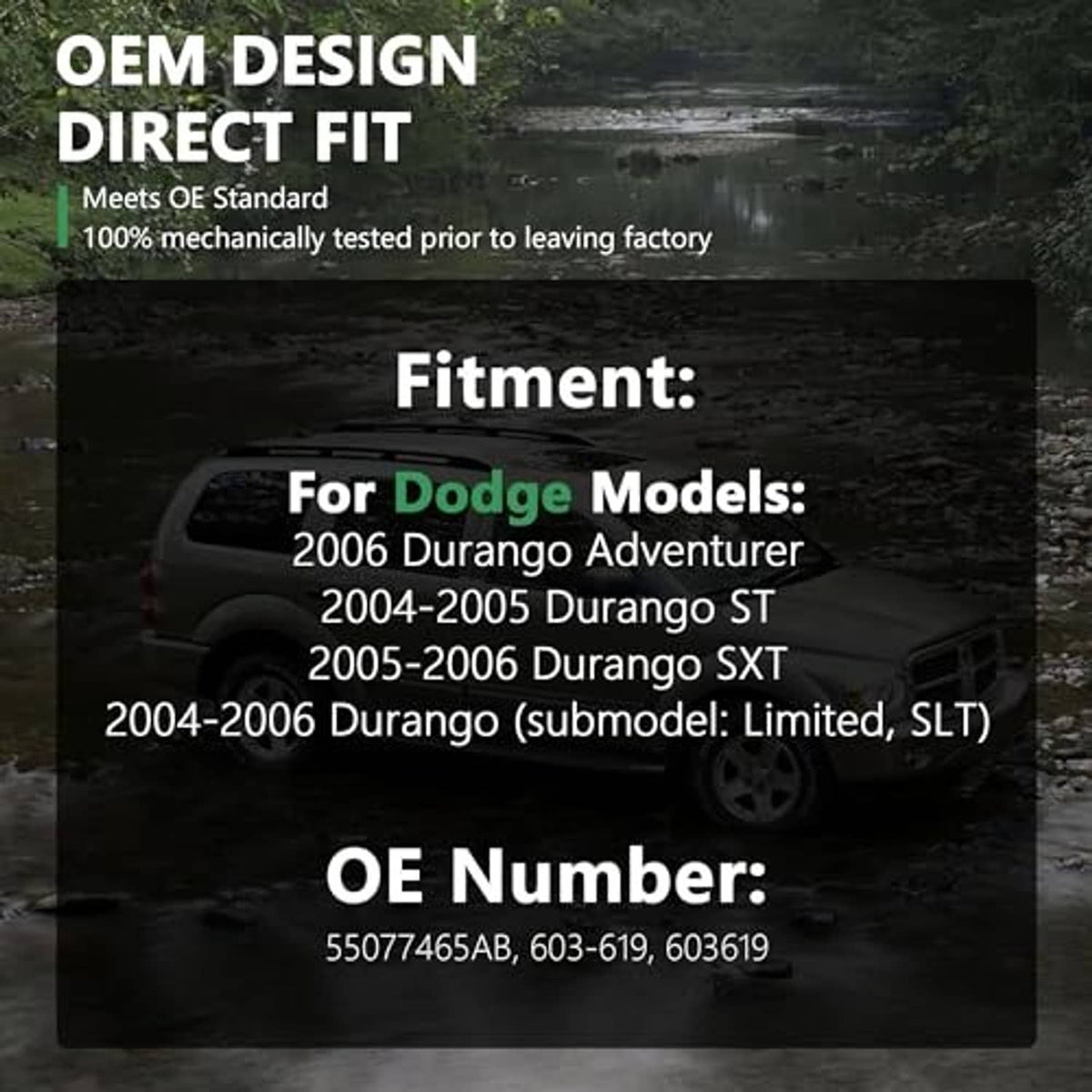 Coolant reservoir direct-fit compatibility graphic