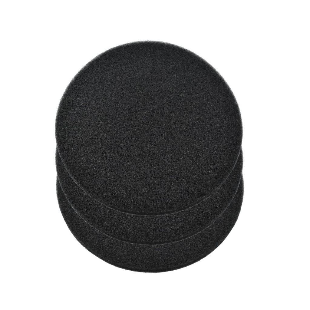 Black round oil drain splash pad, thick circular foam pad.