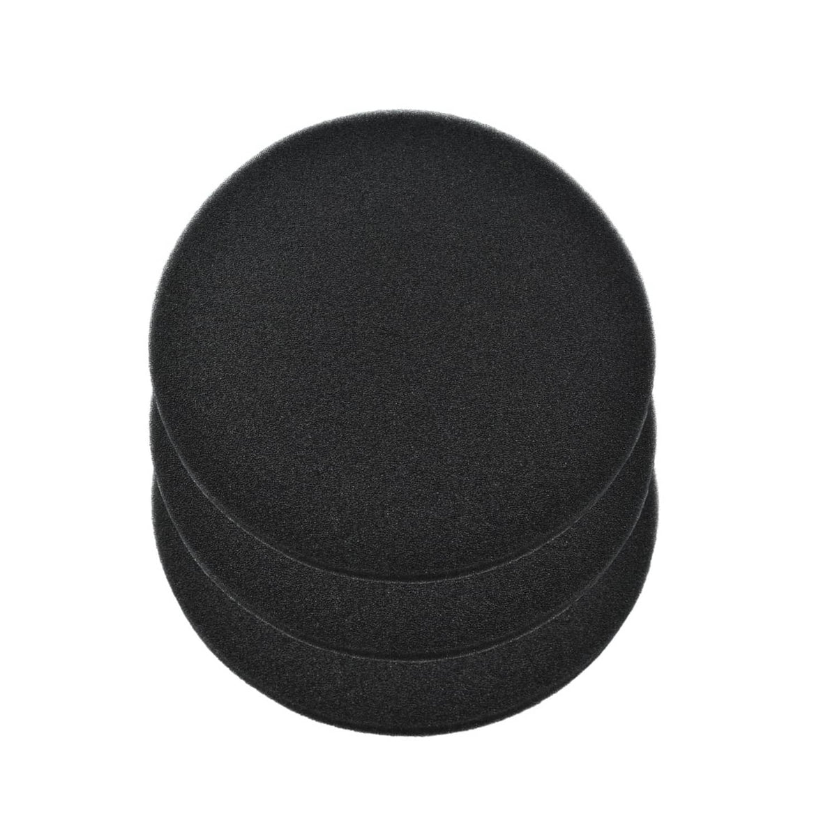 Black round oil drain splash pad, thick circular foam pad.
