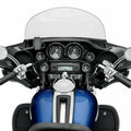 Motorcycle inner fairing switch cap kit, black trim panel with cutouts for controls