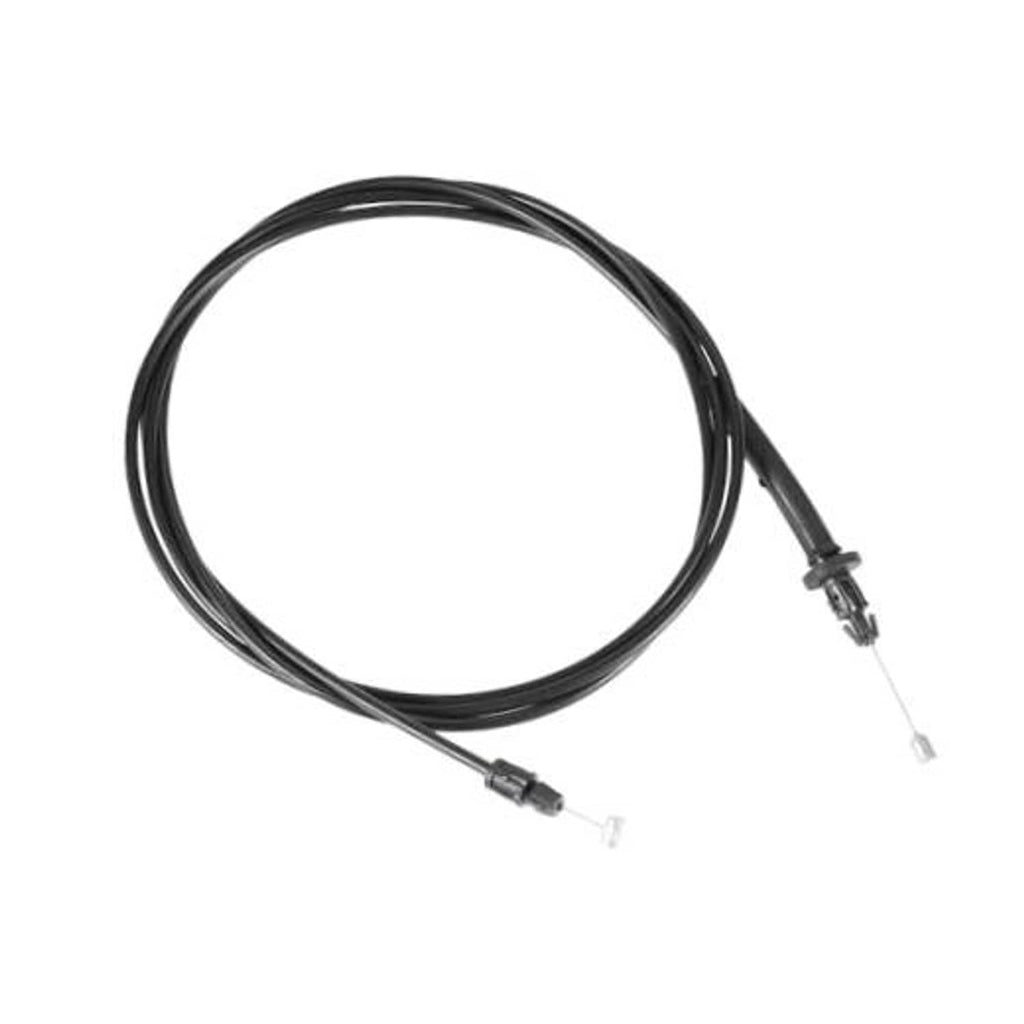 Black hood latch release cable with connector ends