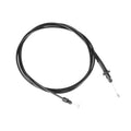 Black hood latch release cable with connector ends