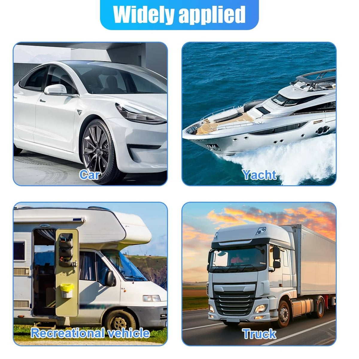 Battery terminal shim use graphic for cars, trucks, and boats