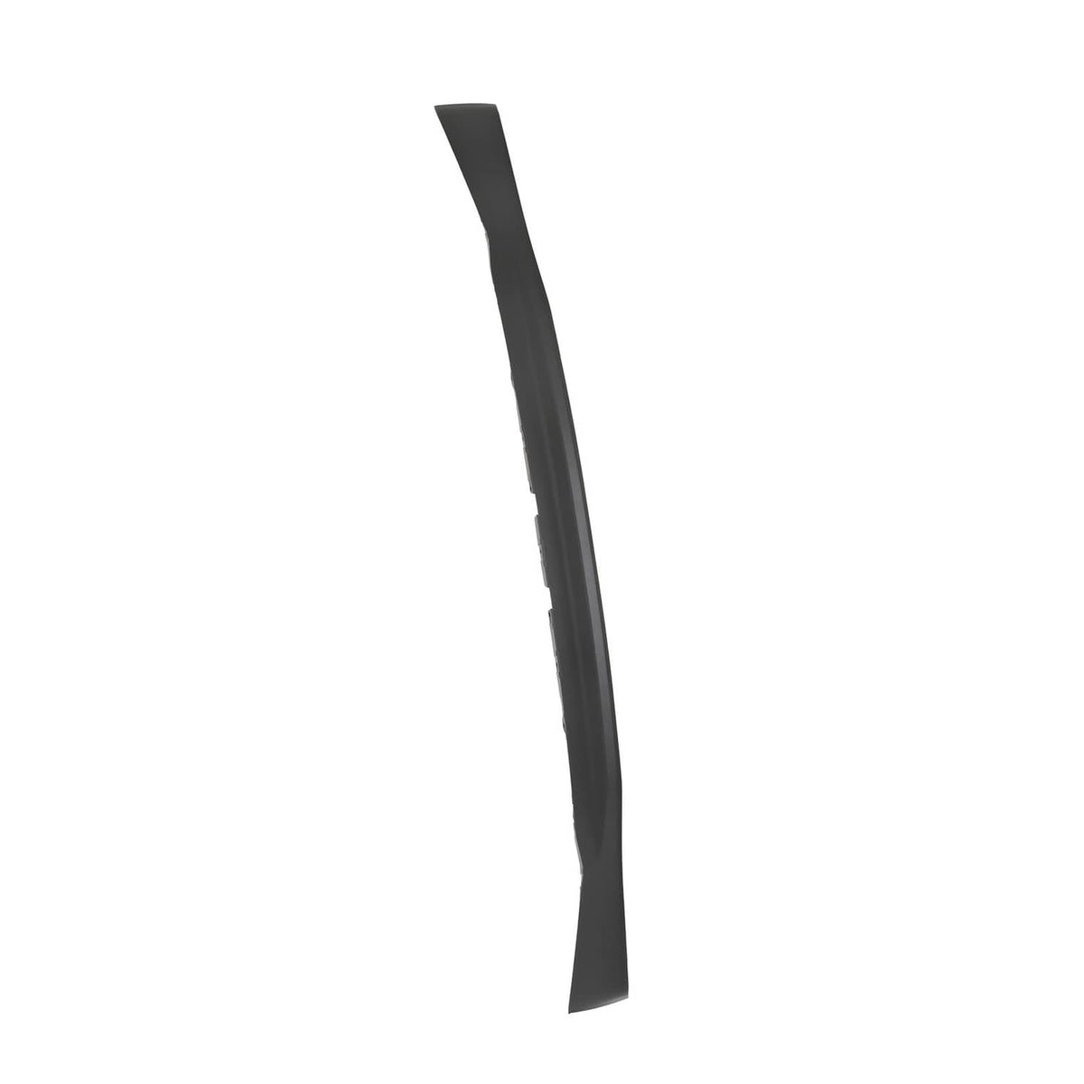 Front lower bumper valance side section, black plastic trim panel