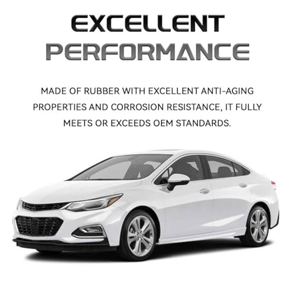 White sedan car illustration with “EXCELLENT PERFORMANCE” text