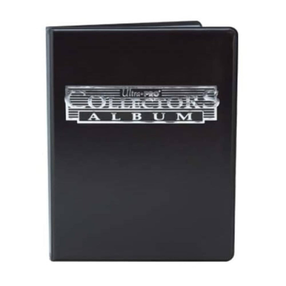 Black card portfolio album with Ultra Pro Album logo on front