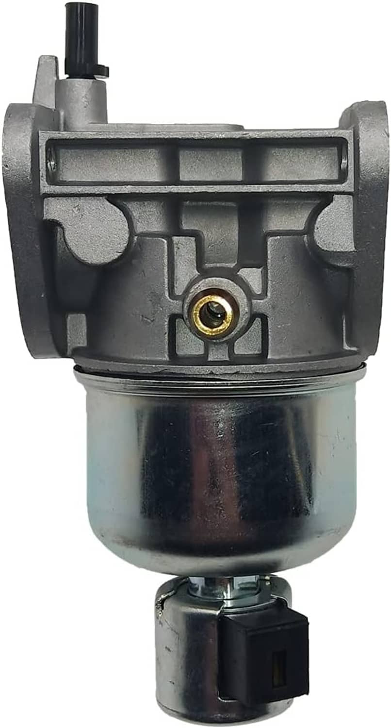 Carburetor front housing with internal passage and brass inlet connection