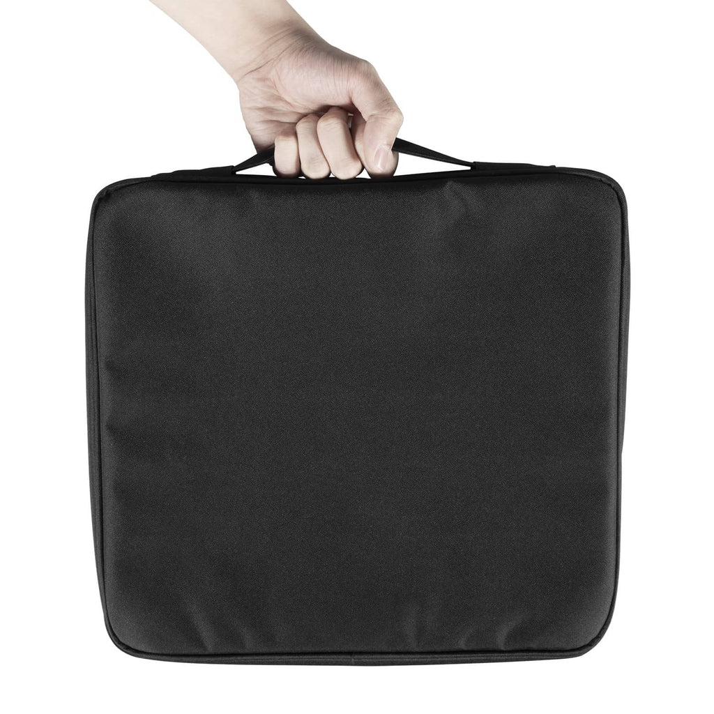 Square black storage bag with handle for soft vinyl tonneau cover