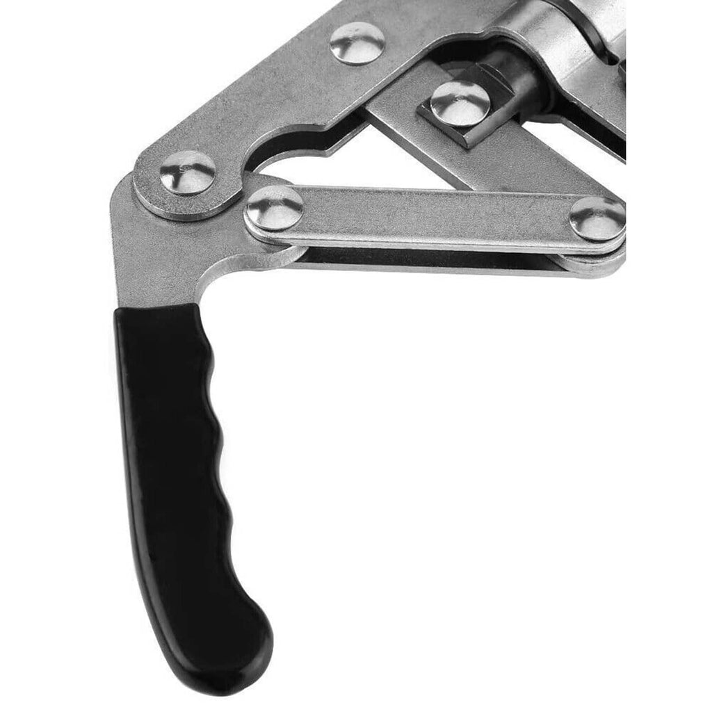 Valve spring compressor plier-style frame with black textured handle
