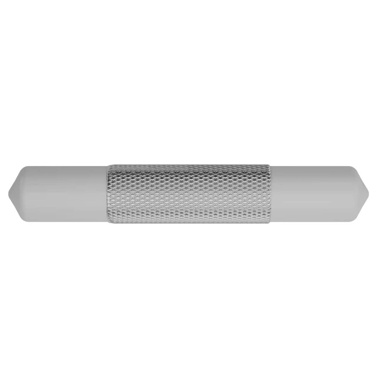 Front sight adjustment tool knurled grip sleeve between rubber end caps, centered view
